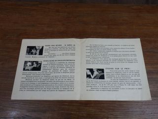Brochure Publicitaire ABONNEMENT TELEPHONIQUE vers 1935 PTT Poste et téléphone 2