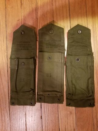 Vietnam Era Unissued M1961 Pouches Nos Early Dates,  Individually