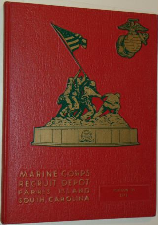 1971 U.  S.  Marine Corps Recruit Depot Yearbook Parris Island,  Sc,  Platoon 135