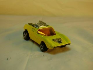 Vintage Lesney Matchbox Superfast 1971 No 1 Mod Rod England Yellow Car Toy