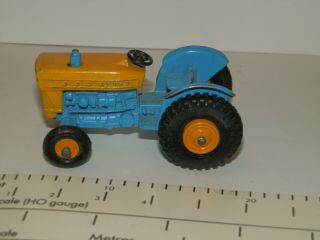 Matchbox Lesney No 39c Ford Tractor Yellow And Blue