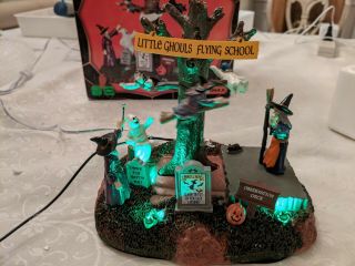 Lemax Spookyown Little Ghouls Flying School,  Excellant