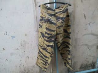 Tiger Stripe Camo Cotton Pants Size 38 1,  Very Good