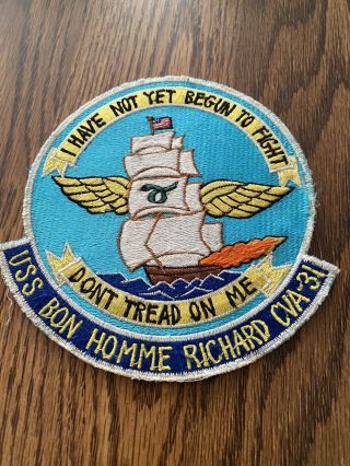 Vietnam War Era Us Navy Uss Bon Homme Richard Cva - 31 Patch