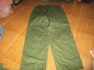 Rok South Korea Vietnam War Hbt Og Pants Size 33 2,  Very Good