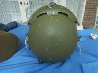 Vietnam US ARMY Helicopter APH - 5 Flight Helmet,  Box,  Bag 5
