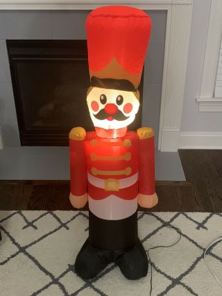 Gemmy Airblown Inflatable Soldier 3.  5 Ft.  Christmas Yard Decoration