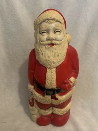 Vintage Santa Blow Mold Union Products
