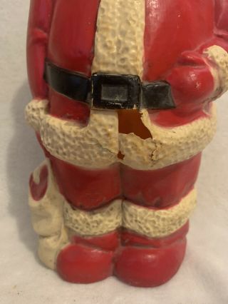Vintage Santa Blow Mold Union Products 2