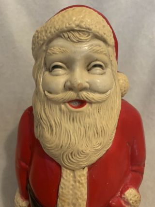 Vintage Santa Blow Mold Union Products 3