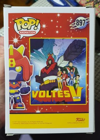 On Hand Funko POP Big Boys Toy Store Exclusive Animation Voltes V 3