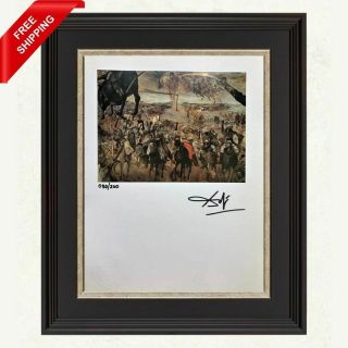 Salvador Dali Print - Signed And Stamped By Gallery With