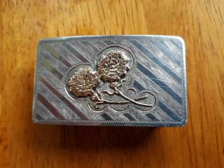 Jo Mora,  Rare Stamped Sterling Silver - 10k Gold Belt Buckle Carmel Ca 1950 