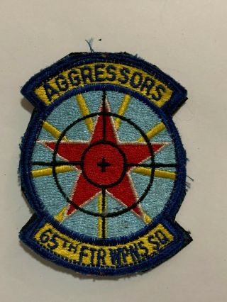 Vintage Usaf 65th Fighter Weapons Squadron (aggressors) Nellis Afb