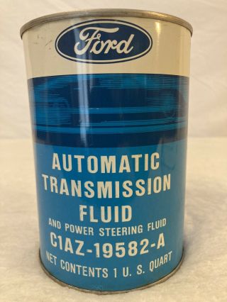 Vintage Ford Automatic Transmission Fluid Can 1966 Gt Shelby Mustang Boss