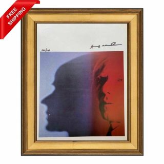 The Shadow By Andy Warhol Hand Signed Print With