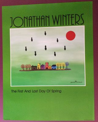 Jonathan Winters “the First And Last Day Of Spring “ Poster