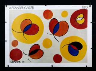 Alexander Calder - 1970 - Basel Galerie Beyeler - 1986 - Offset Poster