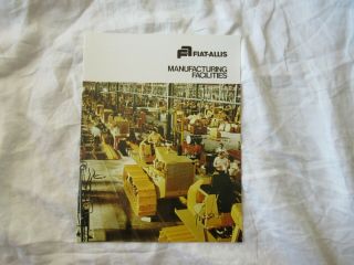 Fiatallis Fiat Allis - Chalmers Manufacturing Facilities Brochure