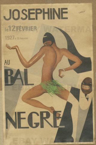 1927 Josephine Baker French Advertising Poster 11x17 Caron M Ducelier