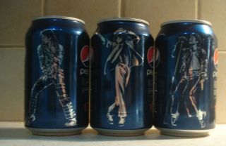 Michael Jackson Pepsi Set Poland Empty Cans