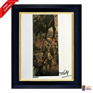 The Battle Of Tetuam - Salvador Dali Print - Signed And Stamped By Gallery