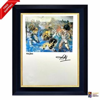 Salvador Dali Print Signed And Stamped By Gallery With