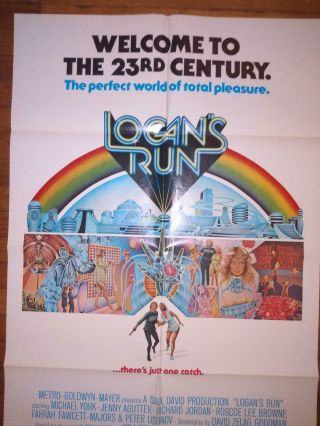 Logans Run Poster,  Near