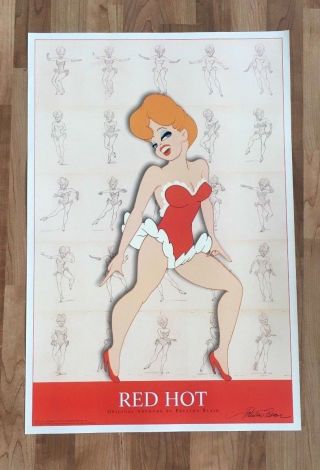 Red Hot Tex Avery’s Poster By Preston Blair Retail@$40.  00 @ W.  B.  Stores