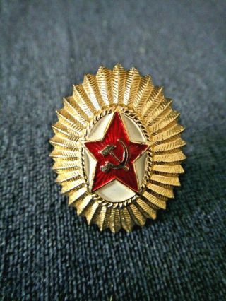 Russia Soviet Union Ussr General / Marshal Hat Cap Badge Cockade