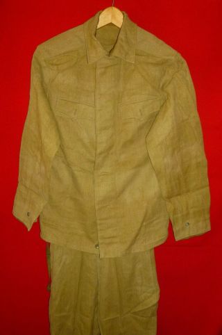 1975 Russian Soviet Army Soldier Field Uniform Jacket Breeches Sz 44 - 2 Ussr