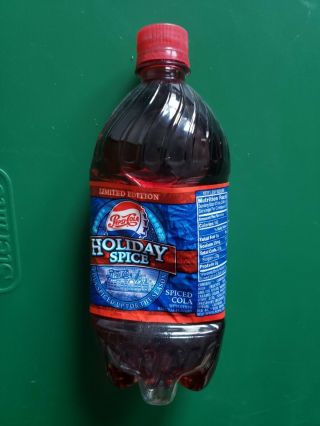 Limited Edition Pepsi Holiday Spice Full 20oz Bottle From 2005 Very Rare