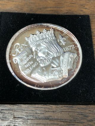 Rex 2006.  999 Fine Silver Orleans Mardi Gras Doubloon Theme Coin Token A203