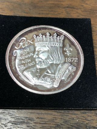 Rex 2004.  999 Fine Silver Orleans Mardi Gras Doubloon Theme Coin Token
