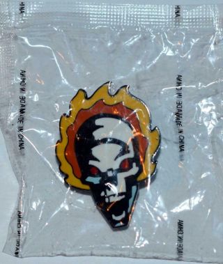 Ghost Rider Skull 1994 Marvel Planet Studos Enamel Collectors Pin 2