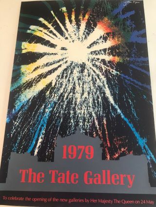 The Tate Gallery Poster To Celebrate Opening Of Galleries,  1979