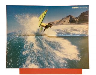 Surfing Poster Tag Gasparian Blacks Beach Vintage June 1986 - “15.  5 X 20.  5”
