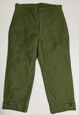 1978 Dated Cold Weather Permeable Trousers,  Size Large 38x29,  Minty