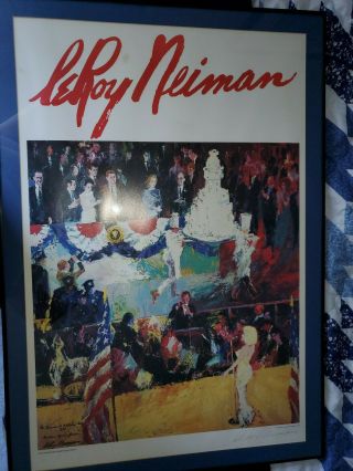 Leroy Neiman Signed Poster