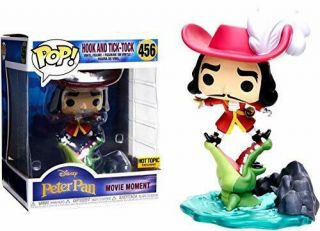 Funko Pop Disney Peter Pan Hook And Tick Tock Movie Moment Hot Topic Exclus