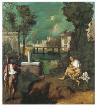 The Tempest 1510 Giorgione Famous Classical Great Art Painting Poster Print