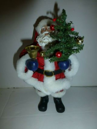 2003 Possible Dreams Santa Claus Bells & Boughs Figurine Nicks Nook 4214