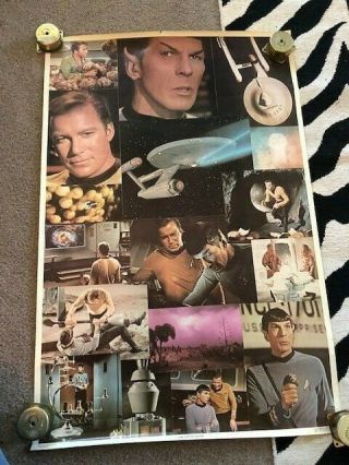 1976 Star Trek Collage Poster 3382 Dargis Associates