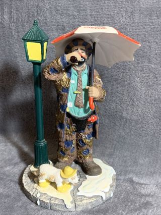 Coca - Cola Emmett Kelly Time For A Coke Hobo Clown Figurine Limited Edition 1997