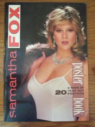 Samantha Fox 12x17 Poster Book 20 Tear Out Posters 1987