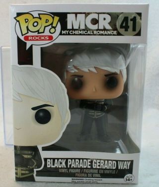 Funko Pop Rocks Black Parade Gerard Way My Chemical Romance Mcr Vinyl Figure 41