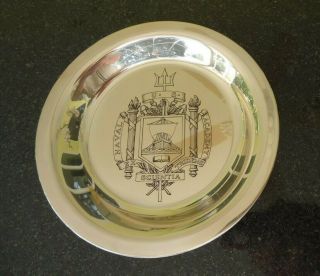 Us Naval Academy Sterling Plate 658 Limited Edition 8 "
