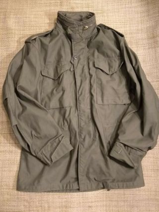 Us Army Og - 107 M65 Field Jacket Small Regular Coat Cold Weather Vietnam