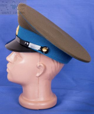 USSR Soviet Red Army Air Force Officer Uniform cap hat Size 7 1/8,  57cm Military 3