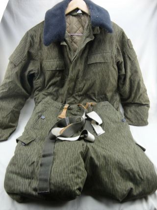 East German Nva Military Rain Drop Camouflage Camo Winter Uniform Coat Pants